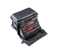 PELICAN 0450BWDNF Tool Chest - Black with 7 drawers 