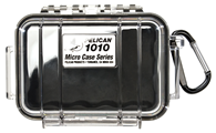 PELICAN 1010CWB Micro Case - Clear with Black  
