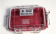 PELICAN 1010CWR Micro Case - Clear with Red   