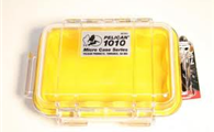 PELICAN 1010CWY Micro Case - Clear with Yellow 