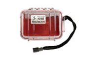 PELICAN 1010RWB Micro Case - Red with Black  