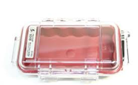 PELICAN 1015CWR Micro Case - Clear with Red