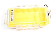 PELICAN 1015CWY Micro Case - Clear with Yellow