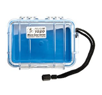 PELICAN 1020BLWB Micro Case - Blue with Black 