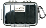 PELICAN 1020BWB Micro Case - Black with Black 