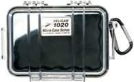 PELICAN 1020CWB Micro Case - Clear with Black 